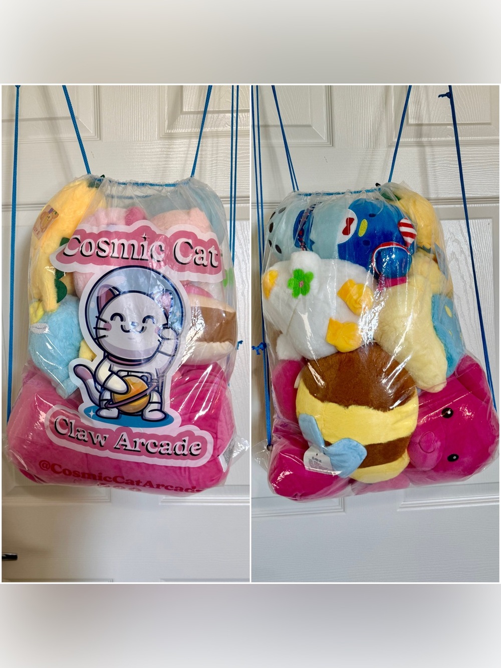 NWT Plush Bundle 13 Pc Hello Kitty Pooh SpongeBob Tuxedosam Cosmic Cat